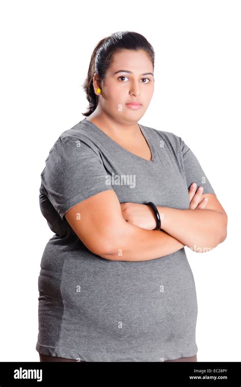 Indian Obese Lady Problem Over Weight Stock Photo Alamy