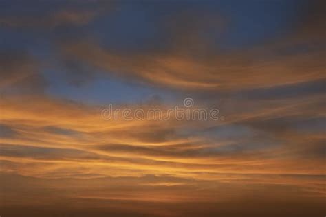 Beautiful Dramatic Natural Sunset Twilight Sky At Dusk Abstract
