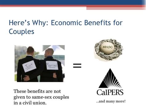 economic benefits of same sex marriage