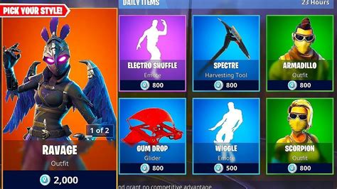 To see the page that showcases all cosmetics released in chapter 2: (LIVE UPDATE)FORTNITE LIVE ITEM SHOP COUNTDOWN OCTOBER 1 # ...