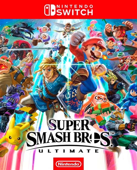 Super Smash Bros Ultimate Mario Nintendo Switch Juegos Digitales