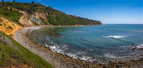 Rugged Southern California Coastline Panorama Stock Photo Download