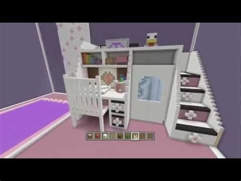 How to make a working kitchen. Minecraft - How To Make A Girls Bedroom - YouTube | Cute ...