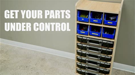 How To Build A Small Parts Organizer Free Plans Youtube