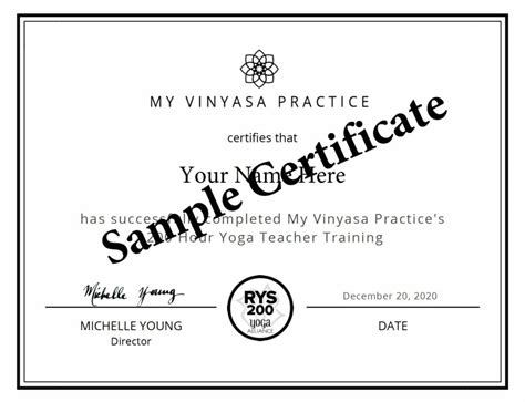 best online yoga training and certification my vinyasa practice
