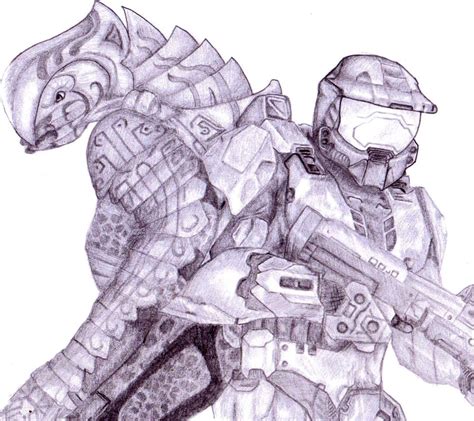 Master Chief And The Arbiter By 7fallenangel7 On Deviantart