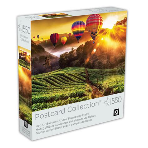 Buy Postcard Collection Hot Air Balloons Over Strawberry Fields