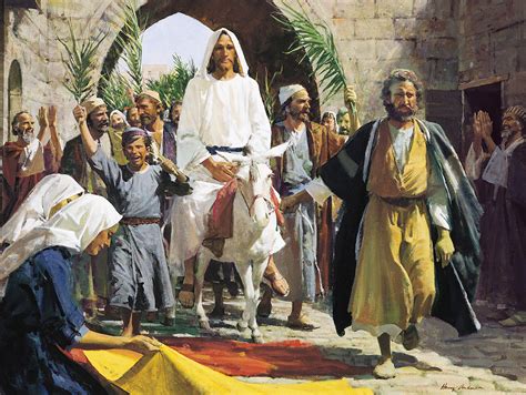 “christs Triumphal Entry Into Jerusalem” By Harry Anderson