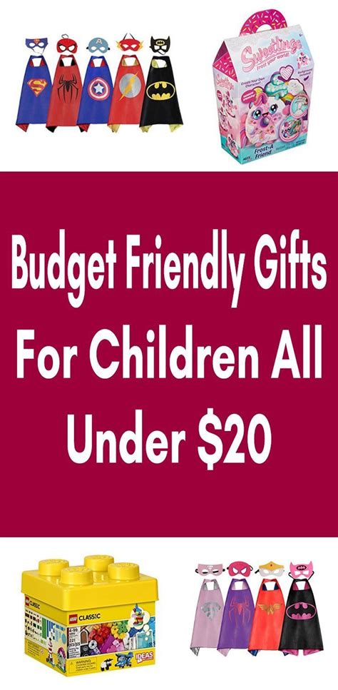 Are you stuck on christmas gift ideas for your husband? Budget Friendly Gifts for Children | Christmas gifts for ...