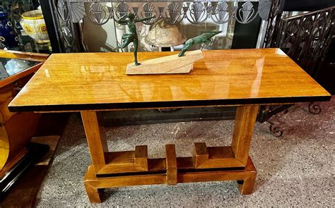 Custom Art Deco Two Tone French Style Console Consoles Art Deco