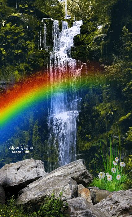 Animated Waterfall Rainbow 