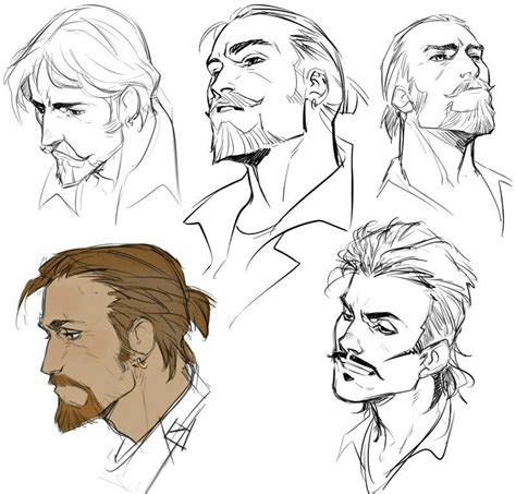 Pin By Digshad On Useful Beard Drawing Character Design References