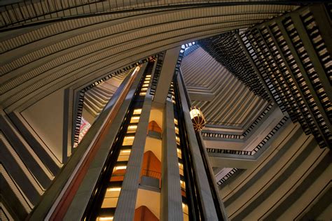 The Atrium Of The Atlanta Marriott Marquis Designed By John Portman