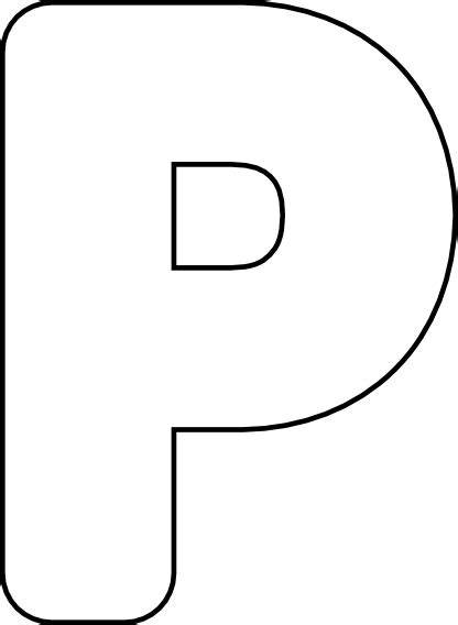 Letter P Clipart Black And White Clipart Best Clipart Best