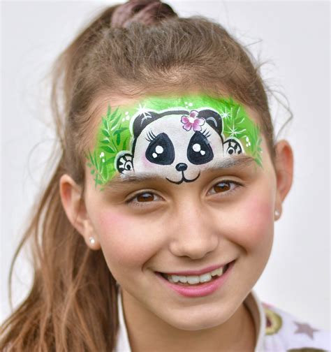Panda Face Paint Panda Face Painting Face Painting Designs Face