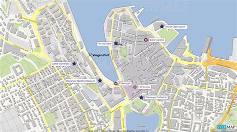 Stavanger Tourist Map