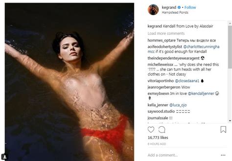 Kendall Jenner Poses Topless In Revealing LOVE Magazine Photoshoot The Irish Sun
