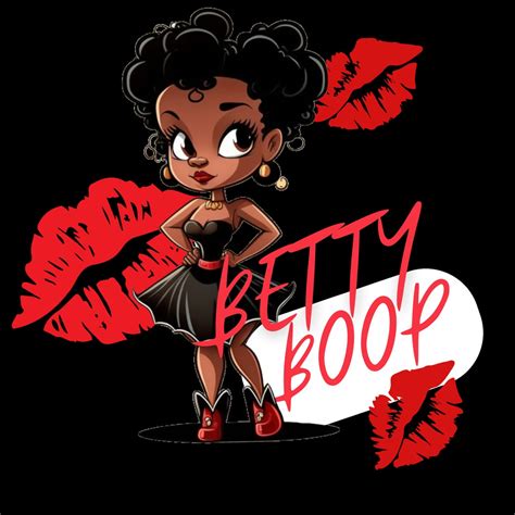 Betty Boop Svg Black Betty Boop Svg Png Instant Download Download Now Etsy