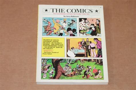 The Comics An Illustrated History Of Comic Strip Art By Jerry Robinson Pb Picclick