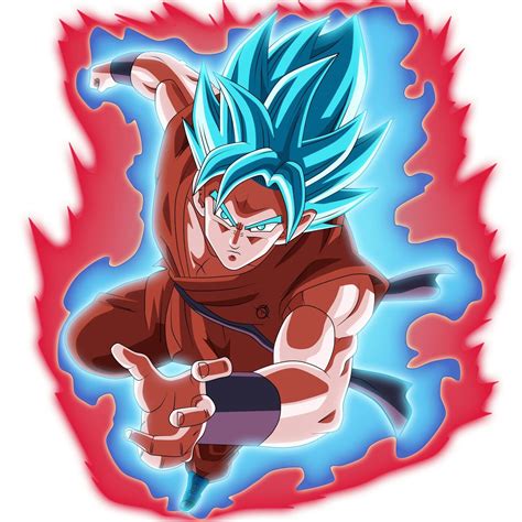 Goku, from the recent dragon ball super stars toy line, is a decent figure. Goku SSJ Blue Kaioken | Dragones, Dragon ball, Dragon ball z