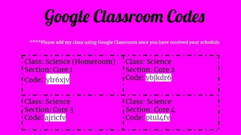 The given code works all the google play services. Bottlenose Science / Google Classroom Codes