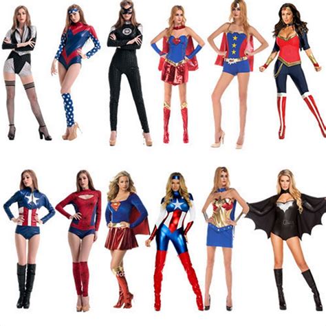 2018 Sexy Femmes Super Héroïne Cosplay Costume Partie Avengers Captain