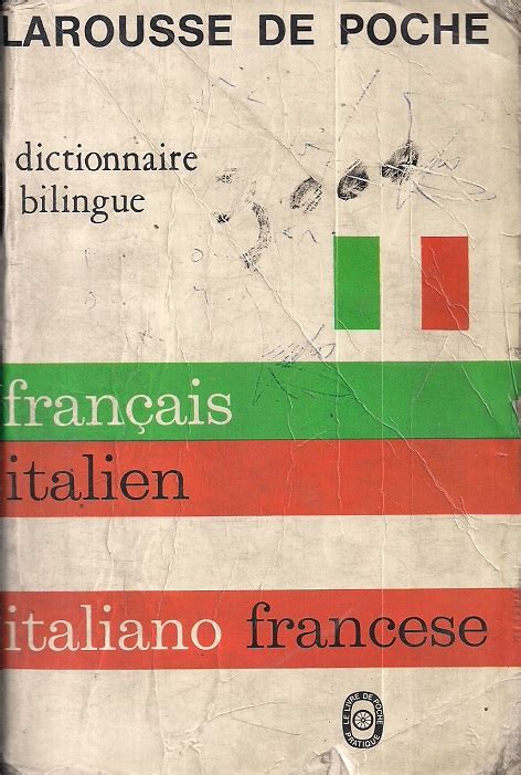 Larousse De Poche Dictionnaire Bilingue, Francais Italien-Italien ...