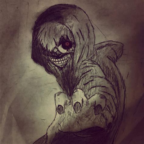 25 Minute Kaneki Drawing Tokyo Ghoul By Gogumaseohyun On Deviantart
