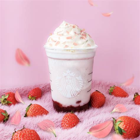 Starbucks Debuts New Sakura Blossom Strawberry Frappuccino LaptrinhX