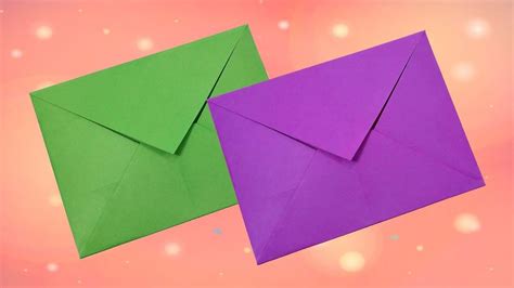 Diy Super Easy Origami Envelope Tutorial Without Glue Origami