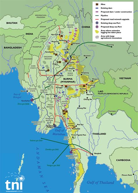 India, in international parlance, is a popular tourist. Map of Myanmar Borderlands | Transnational Institute