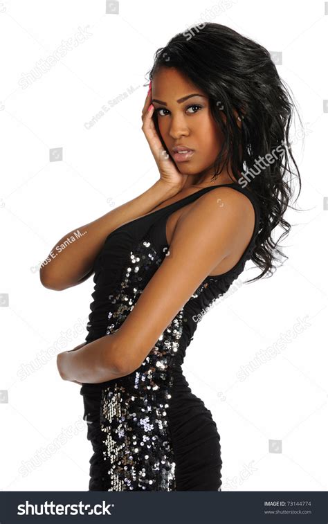 Young Beautiful Black Woman Isolated On Stock Photo 73144774 Shutterstock