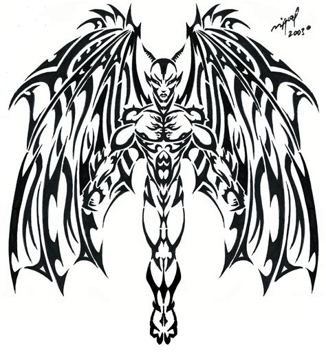 Devil Wings Drawing At Getdrawings Free Download