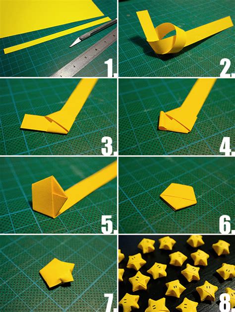 Tutorial Lucky Origami Nintendo Stars Geek Crafts