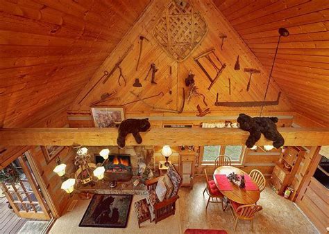 The other occupant of the the second story and roof collapsed. One Bedroom Smoky Mountain Log Cabin with Outdoor Fire Pit ...