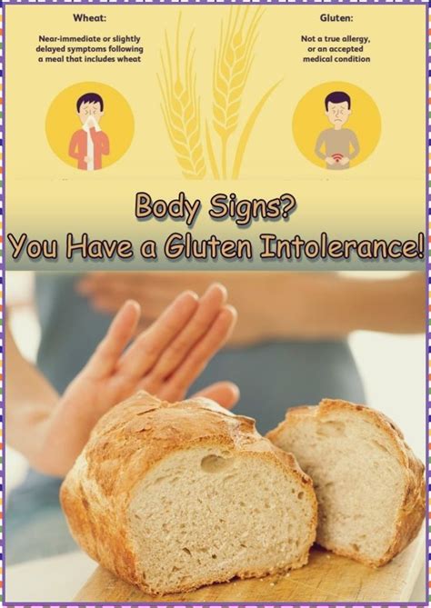 Body Signs You Have A Gluten Intolerance In Gluten Intolerance