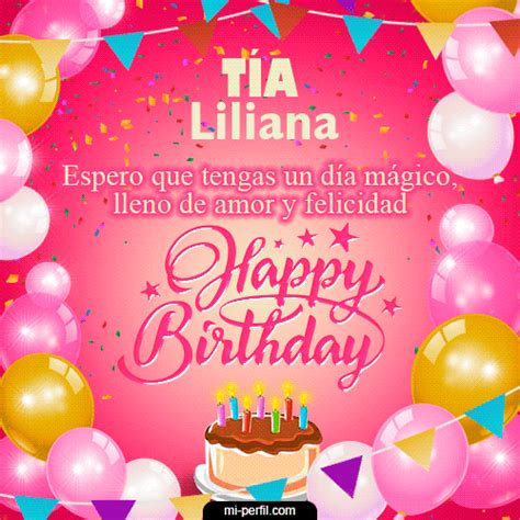 🎂feliz Cumpleaños Ii Liliana