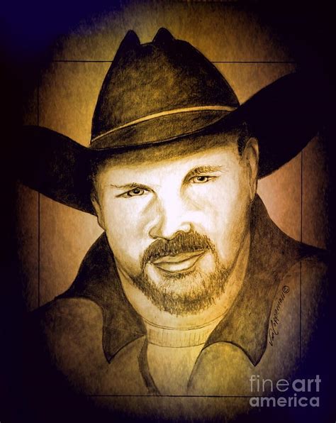 Garth Brooks Drawing By Jacquelyn Coppernoll Fine Art America