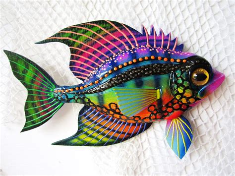 Fish Art Wall Sculpture Etsy Fish Art Fish Painting Ceramic Fish