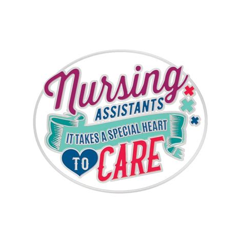 Nursing Assistants It Takes A Special Heart To Care Lapel Pin With