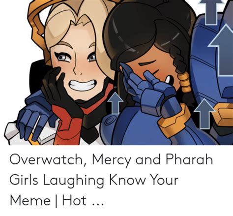 Overwatch Mercy And Pharah Girls Laughing Know Your Meme Hot Girls Meme On Meme