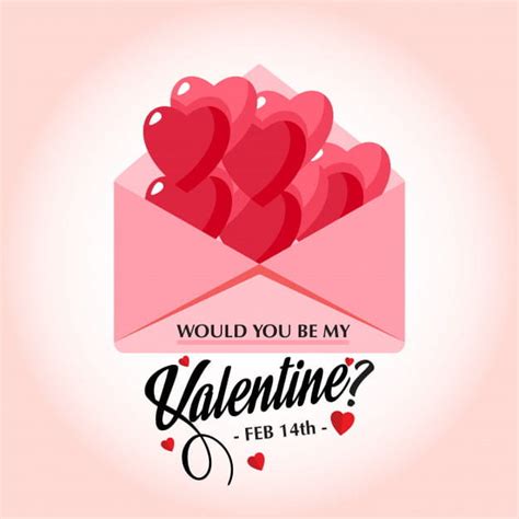 Would You Be My Valentines Stylish Vector Card Eps Uidownload