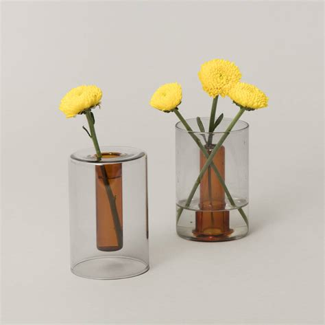 Mini Reversible Glass Vase By Block Design