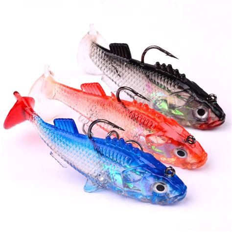 3pcs Lot 76cm157g Bring Fishing Lures With T Tail Soft Fishing