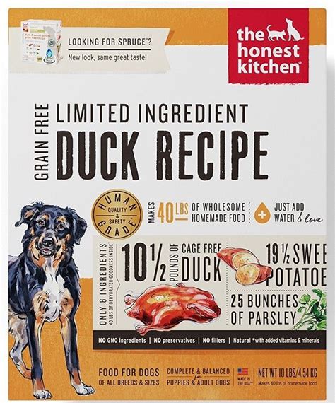 The Honest Kitchen Limited Ingredient Diet Duck Grain Free Dehydrated