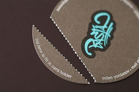 27 Best Circular Business Cards For Creative Designers Graphic