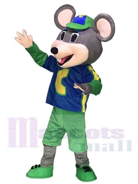 Chuck E Cheese Mascot Costume Mouse Mascot Costume