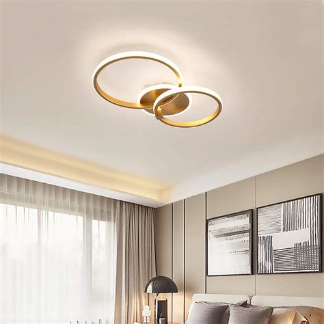 Buy Becailyer Modern Led Ceiling Lamp 40w Flush Ceiling Light With Two