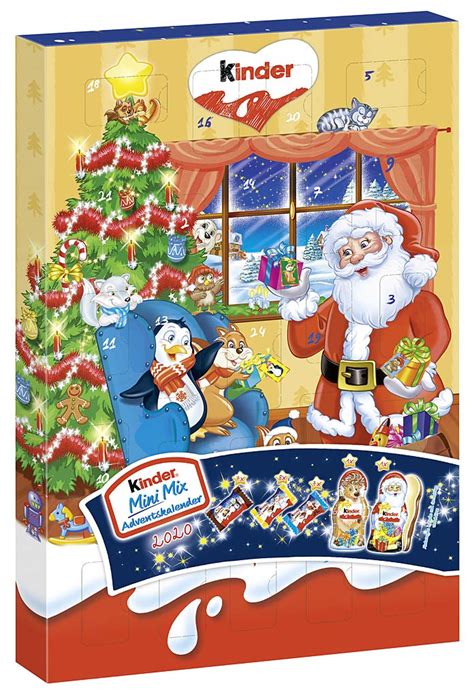 Kinder Mini Mix Advent Calendar 152g Holiday Decor