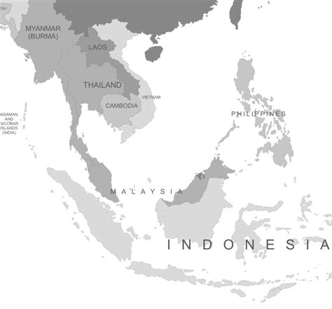 Southeast Asia Map Png
